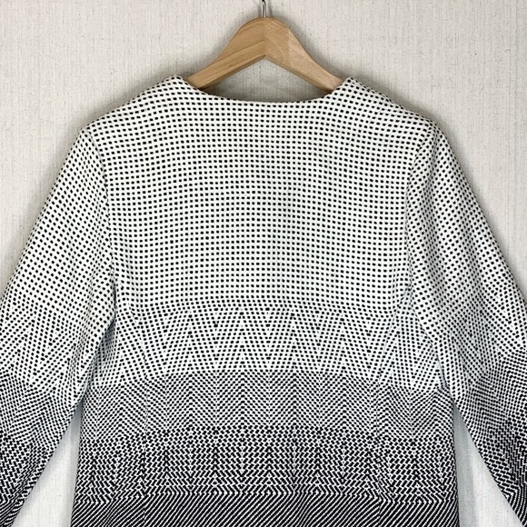 NIC+ZOE~Women’s‎ “Connect the Dots” Black/White Asymmetric Zip Jacket~M - Picture 8 of 13